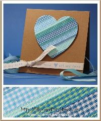 Gingham love card